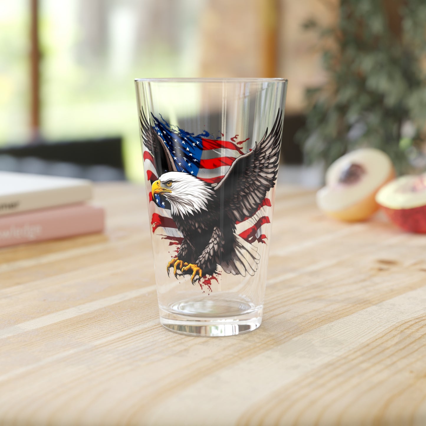 Patriot Eagle Pint Glass, 16oz