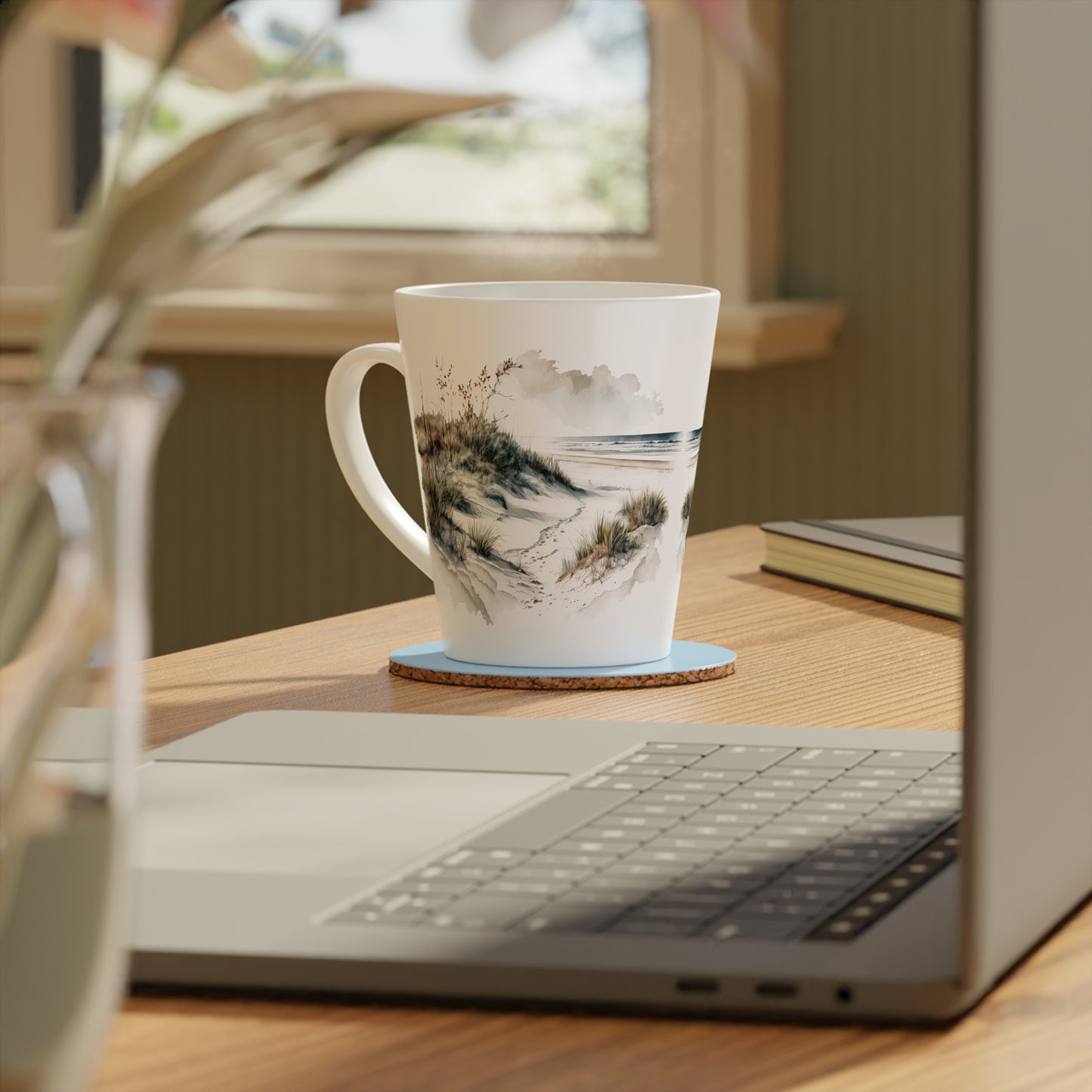 Coastal Dunes Beachscape Latte Mug | 12oz