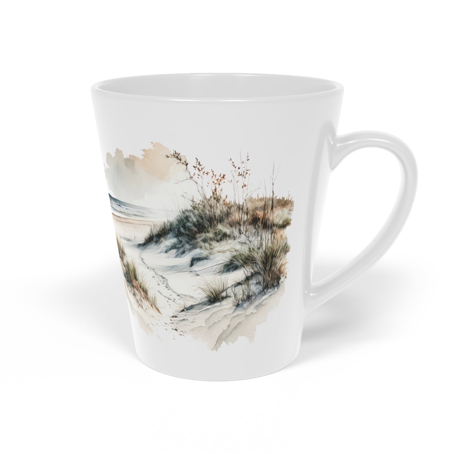 Coastal Dunes Beachscape Latte Mug | 12oz