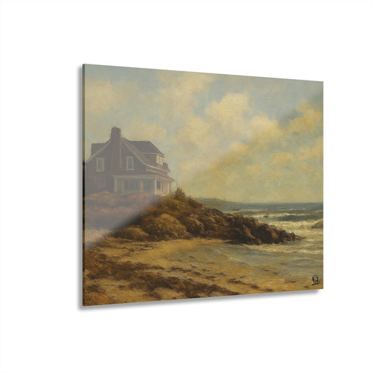 Kennebunk Maine Coastal Seaside Landscape Acrylic Print (French Cleat Hanging)