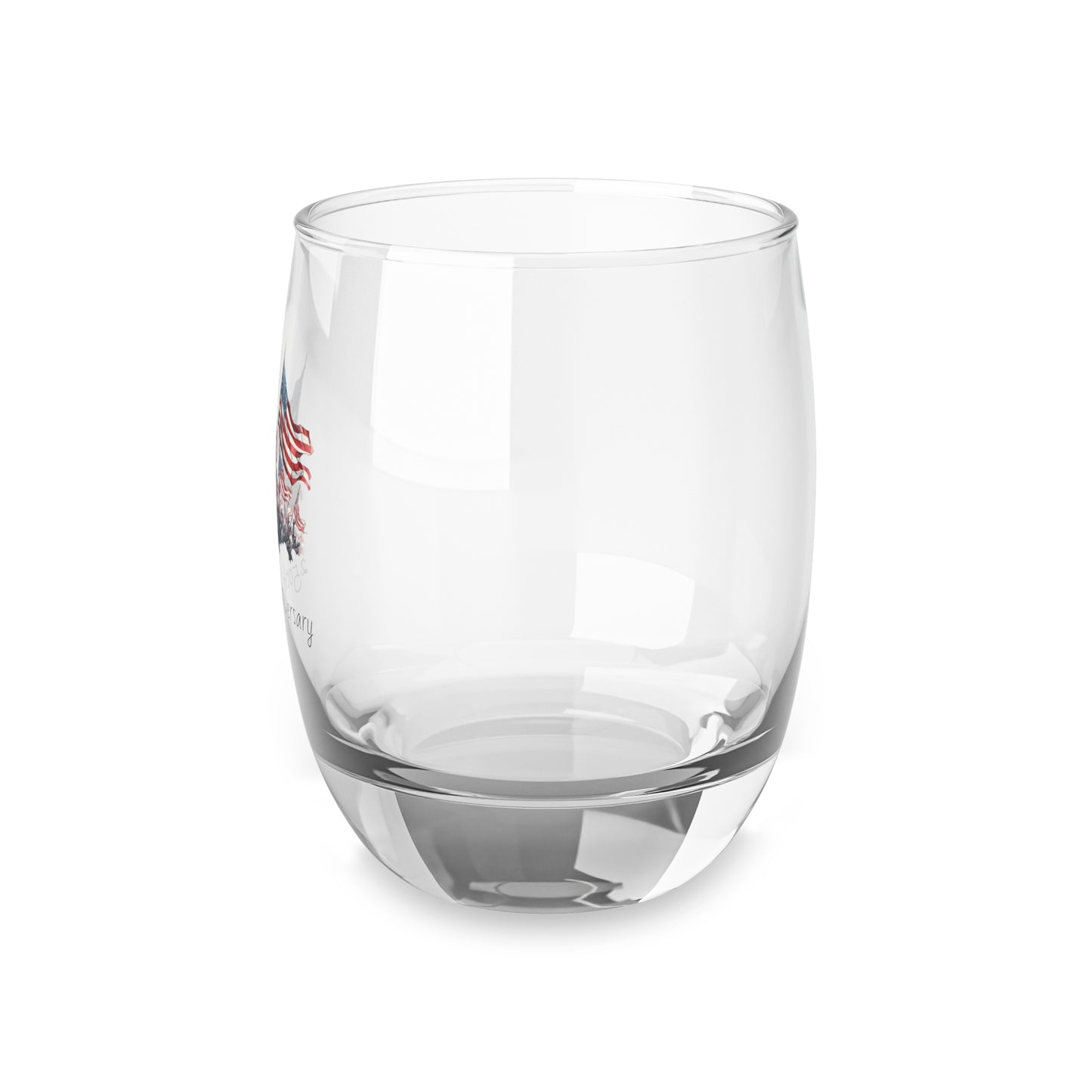 American Flag Whiskey Glass – 250th Anniversary Commemorative Rocks Glass