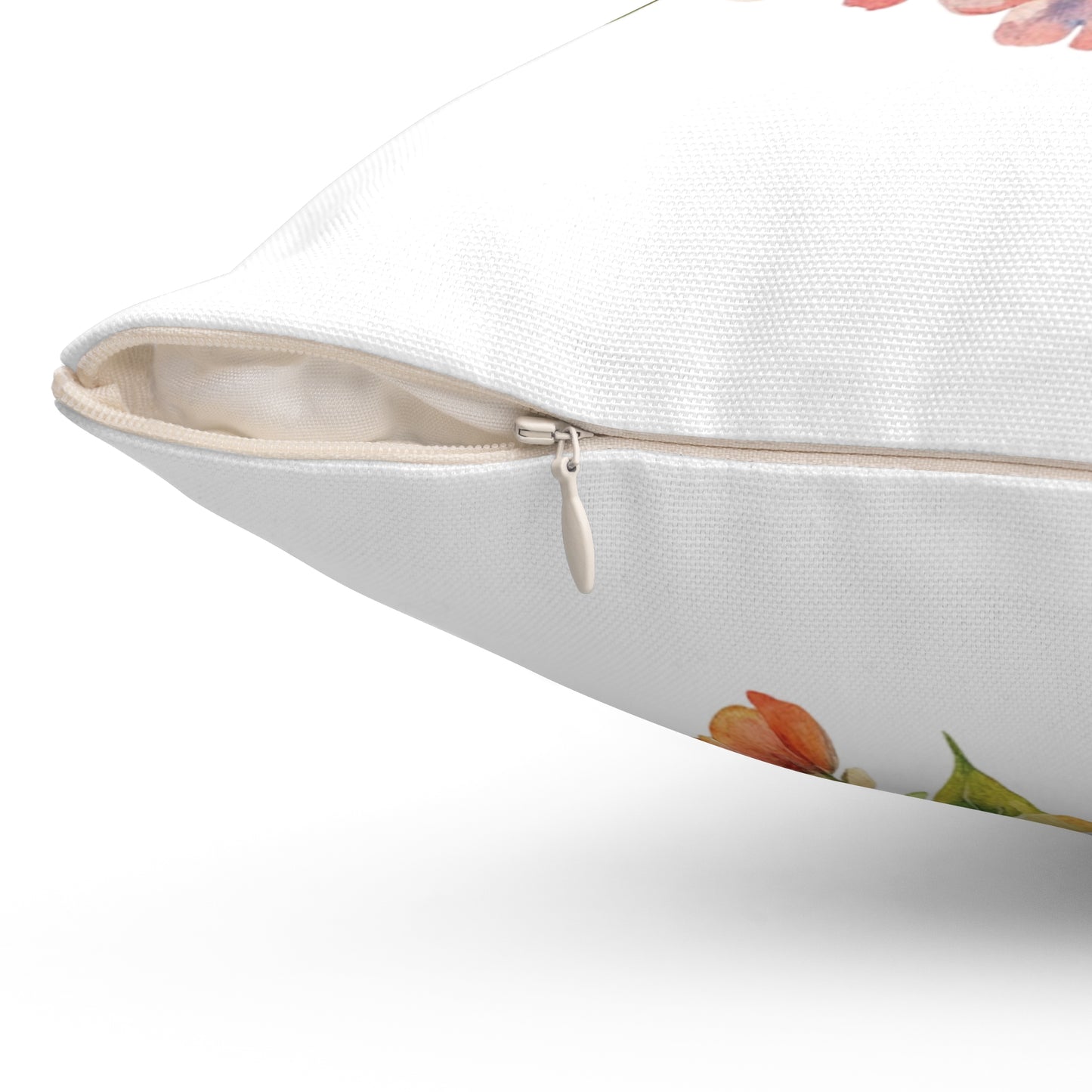 Bird Lovers Spun Polyester Throw Pillow — Decorative Square Home Decor