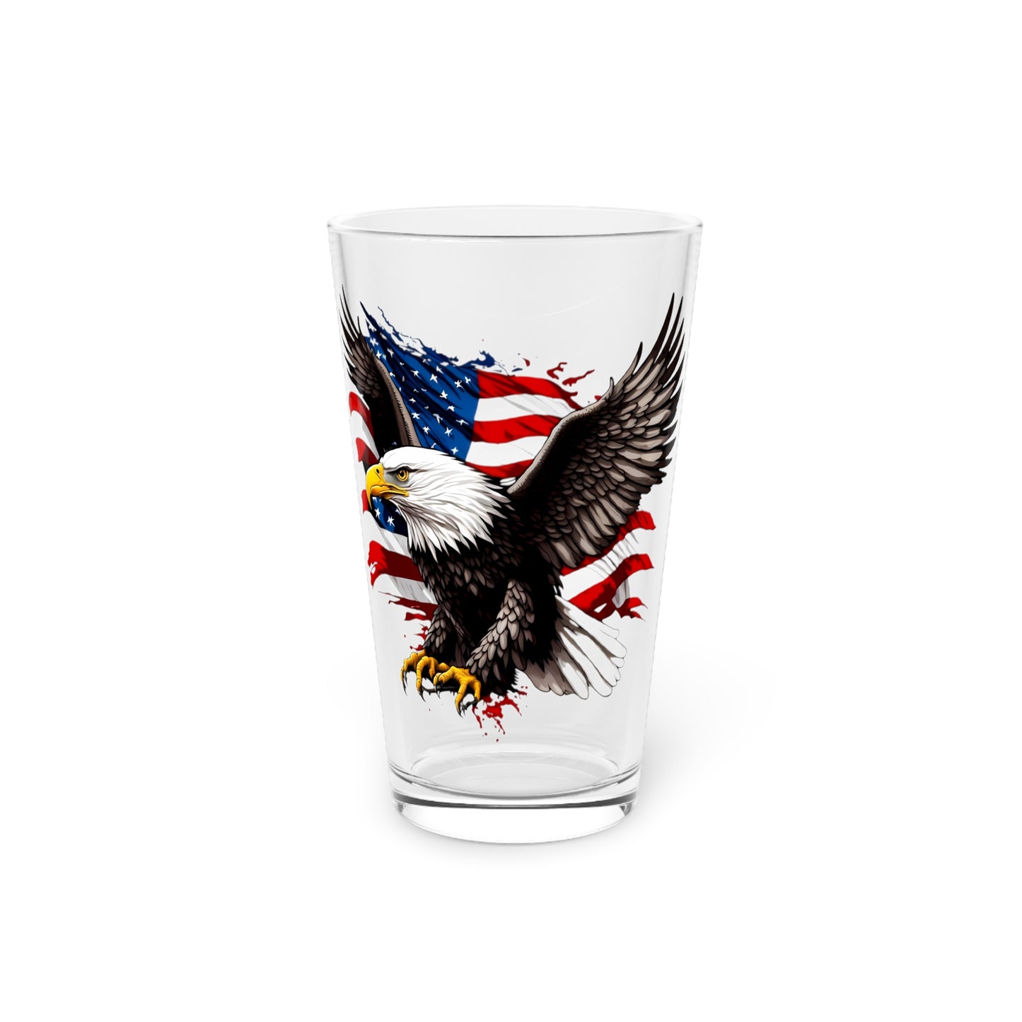 Patriot Eagle Pint Glass, 16oz