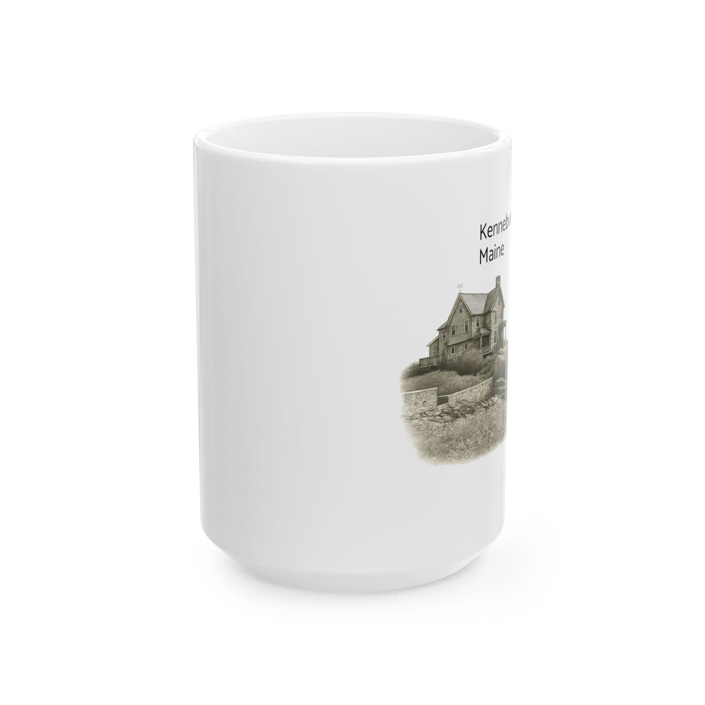 Kennebunkport Maine Ceramic Mug — 11oz & 15oz Coffee Cup