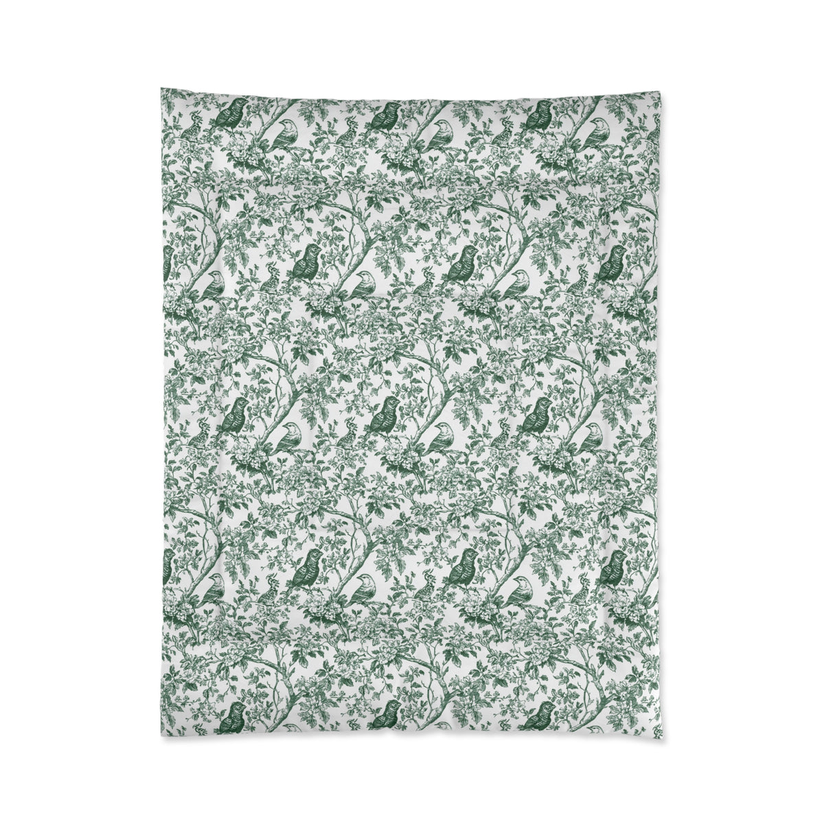 Green Vintage Botanical Comforter – Floral Vine Paisley Bedding