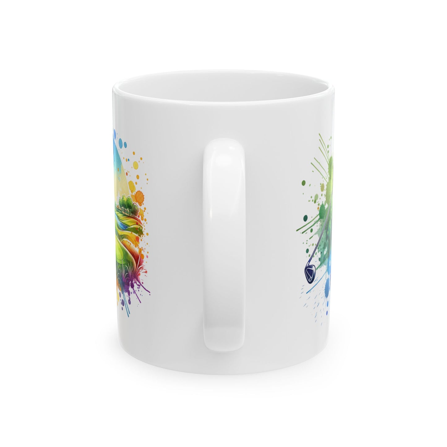 A Day of Golf Ceramic Mug — 11oz & 15oz Coffee Cup for Golf Lovers