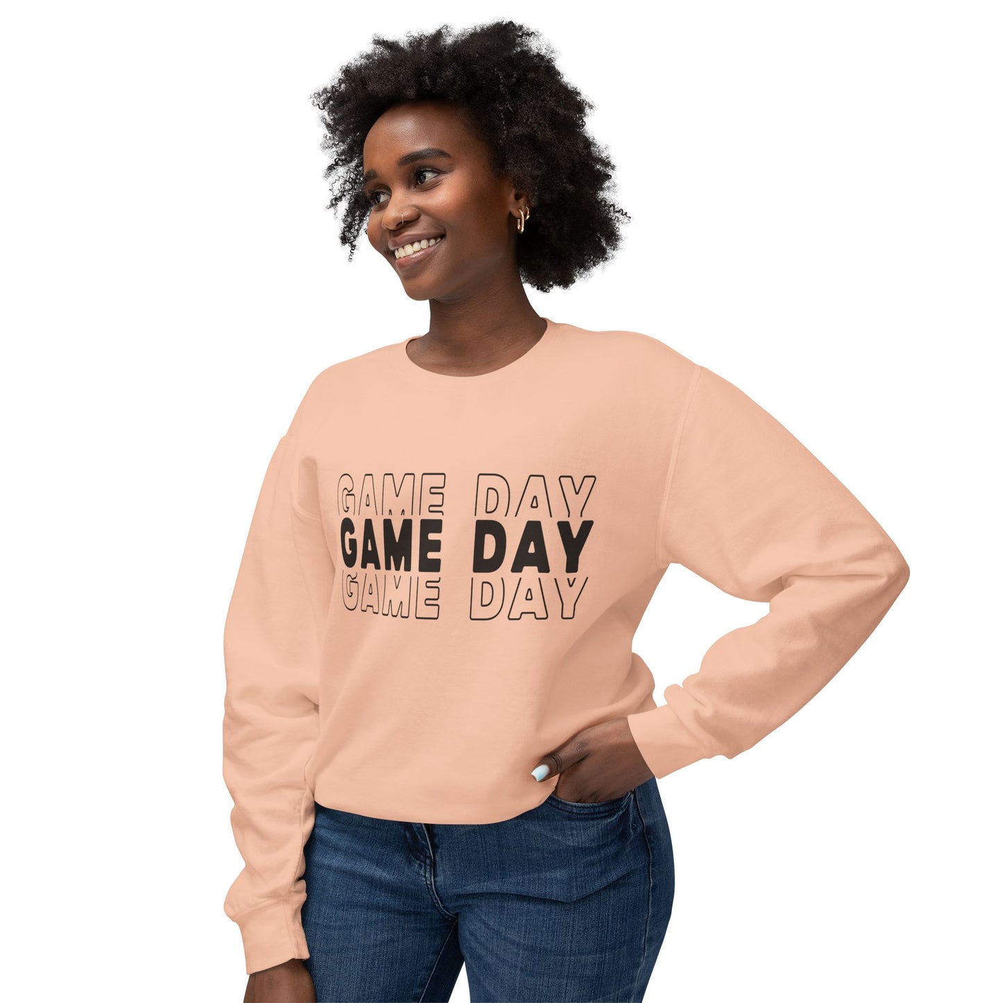 Game Day Football Crewneck Sweatshirt | Sports Day