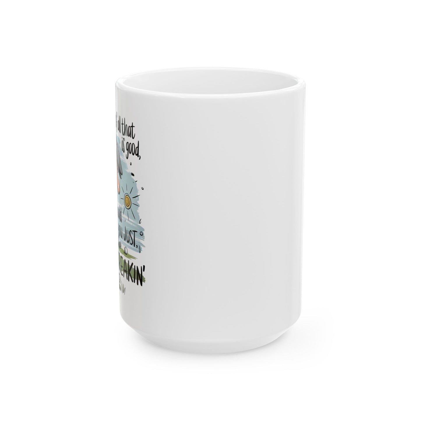 Funny Golf Cartoon Would You Just Get in the Freakin' Hole Mug
