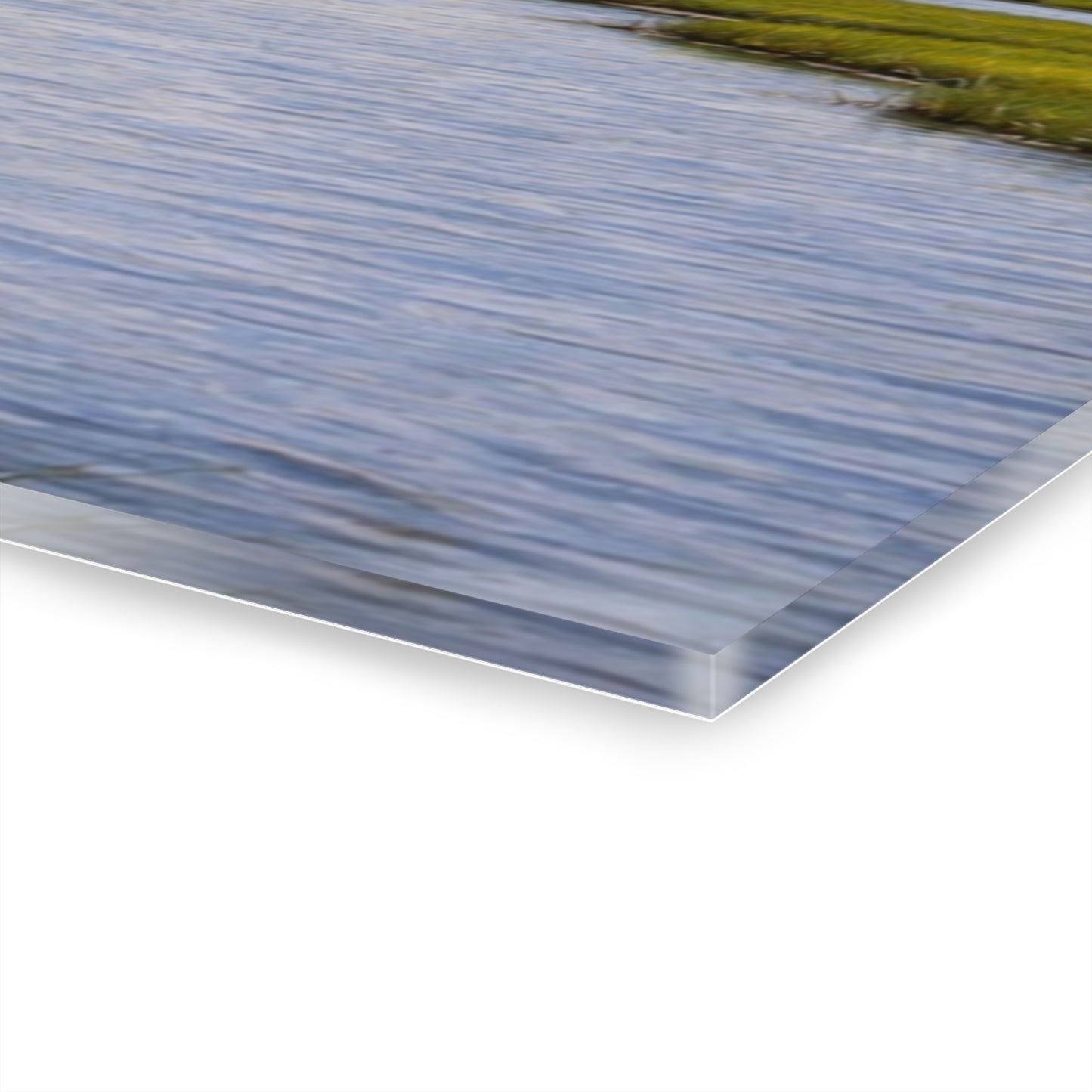 Marshland Serenity Acrylic Print – Scenic River Landscape Wall Art (French Cleat Hanging)