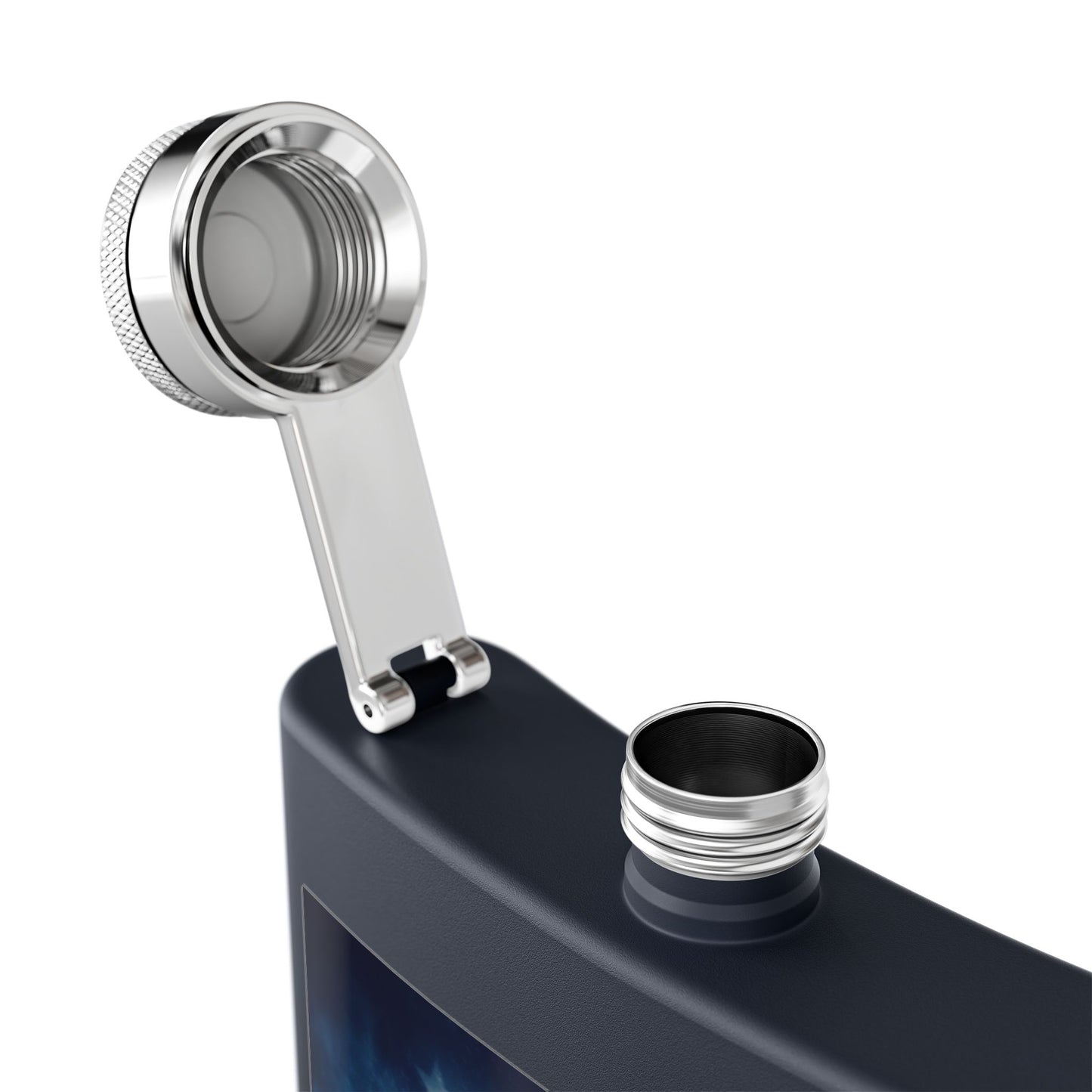 Patriotic Football Player Stainless Steel Flask — 6oz