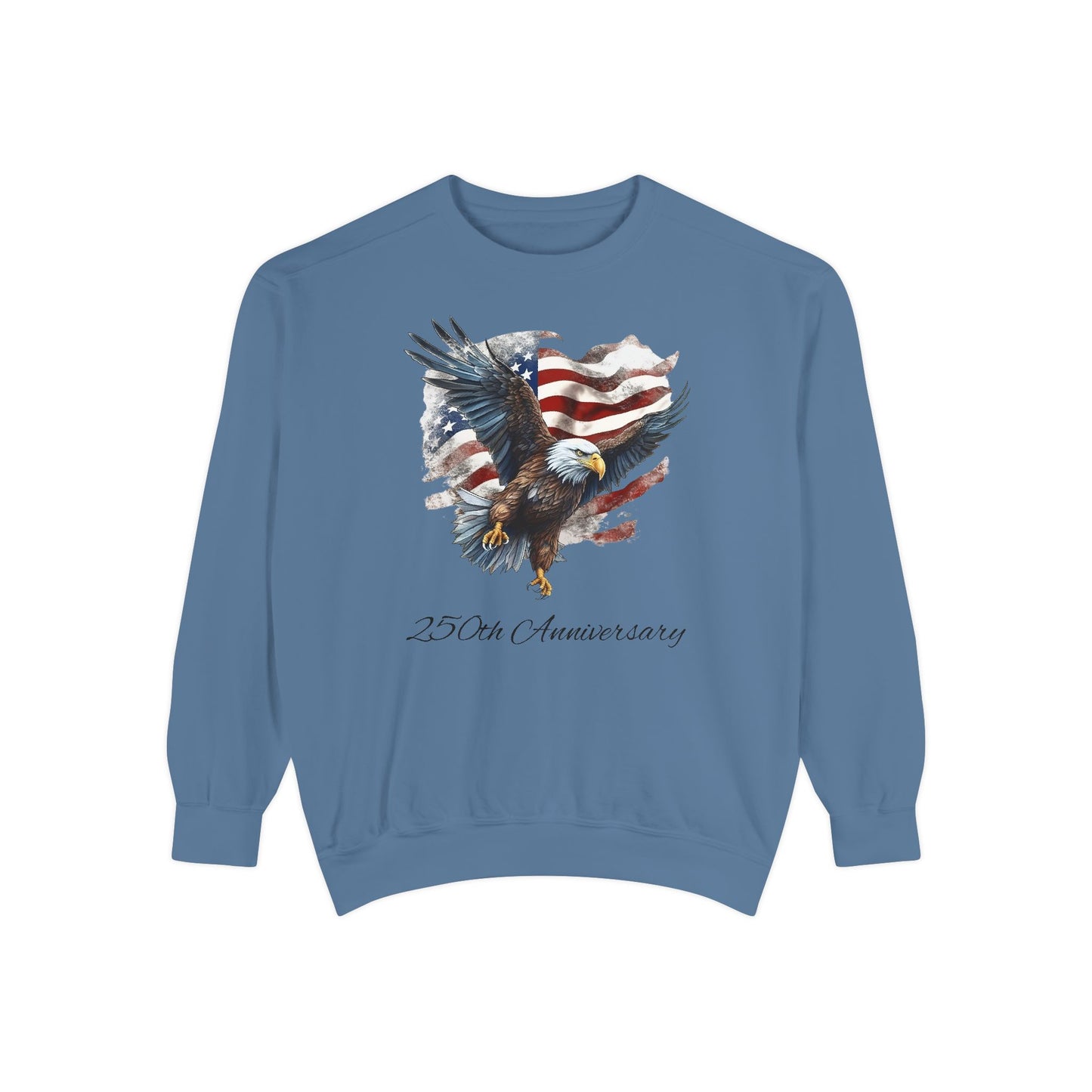 Patriotic Eagle 250th Anniversary American Flag Sweatshirt