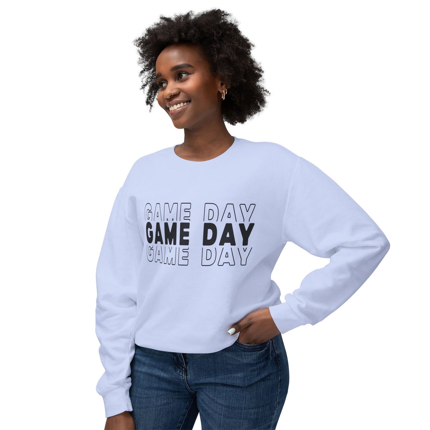 Game Day Football Crewneck Sweatshirt | Sports Day