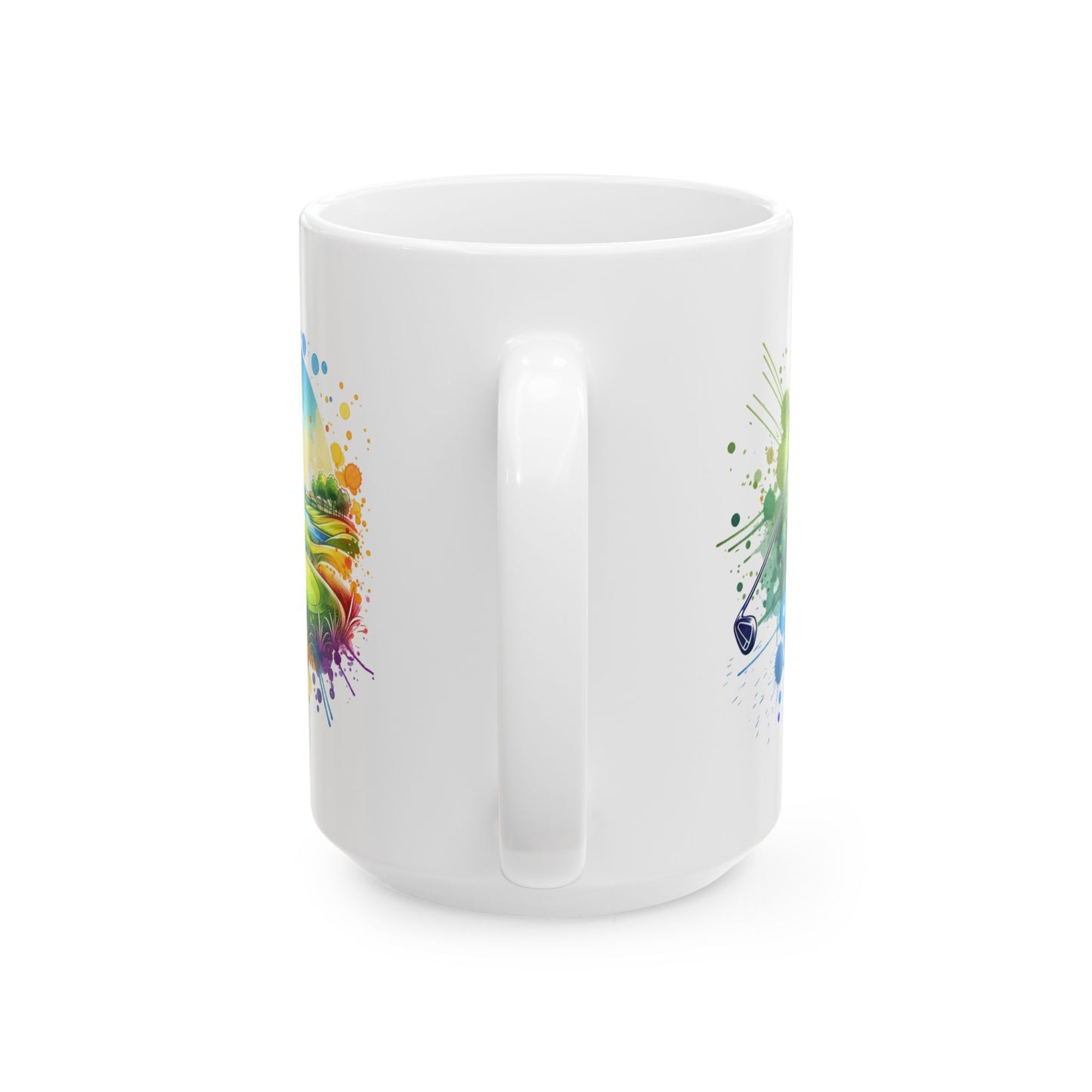 A Day of Golf Ceramic Mug — 11oz & 15oz Coffee Cup for Golf Lovers