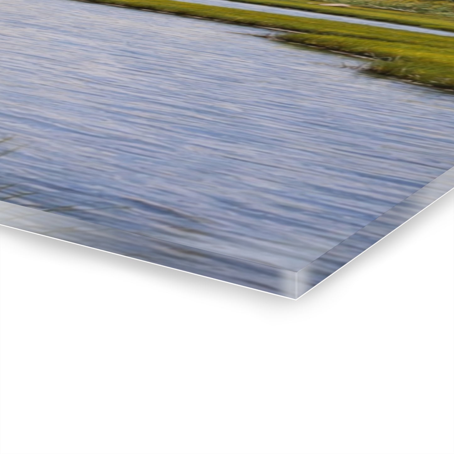 Marshland Serenity Acrylic Print – Scenic River Landscape Wall Art (French Cleat Hanging)