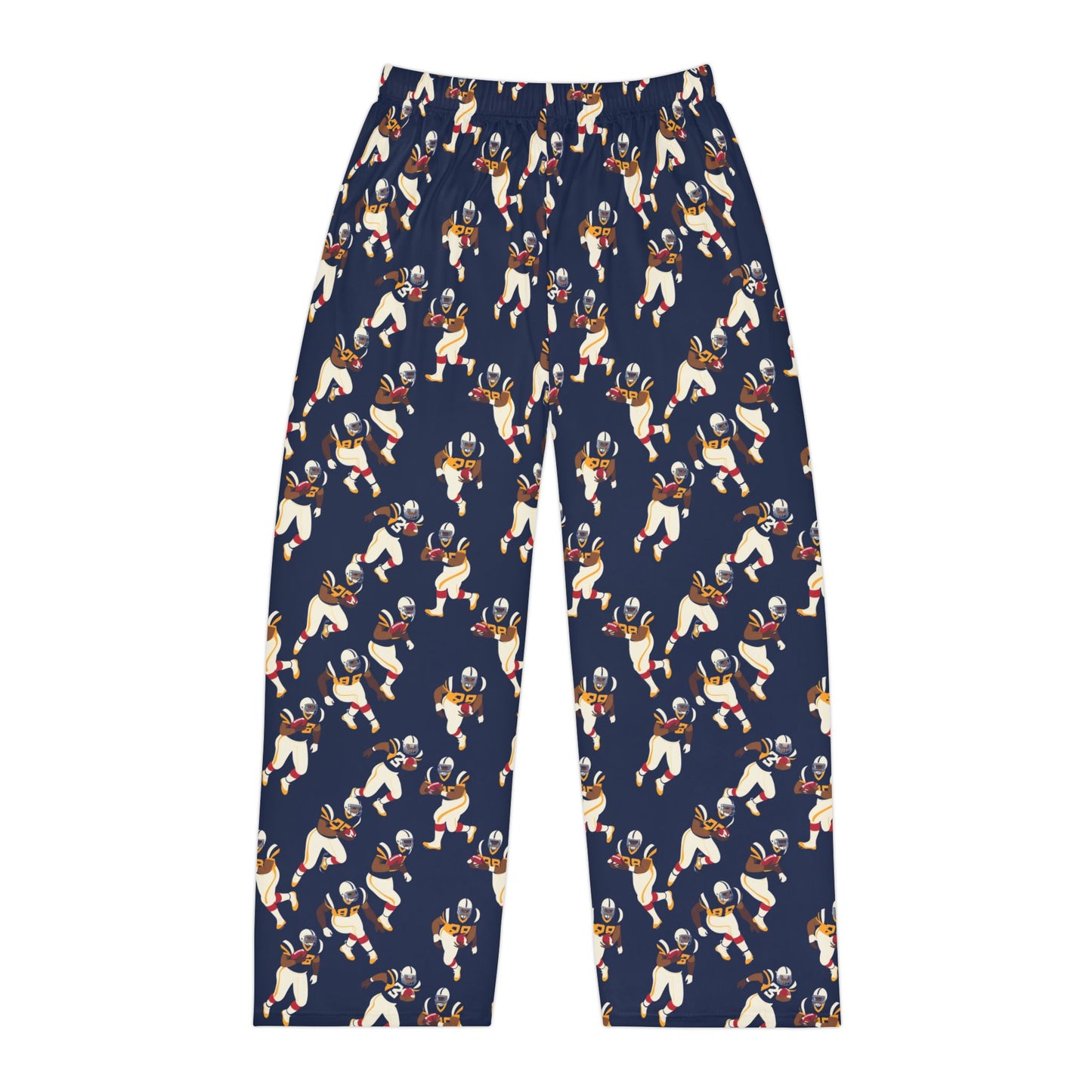 Football Player Pattern Pajama Pants | Game Day Pajama Pants