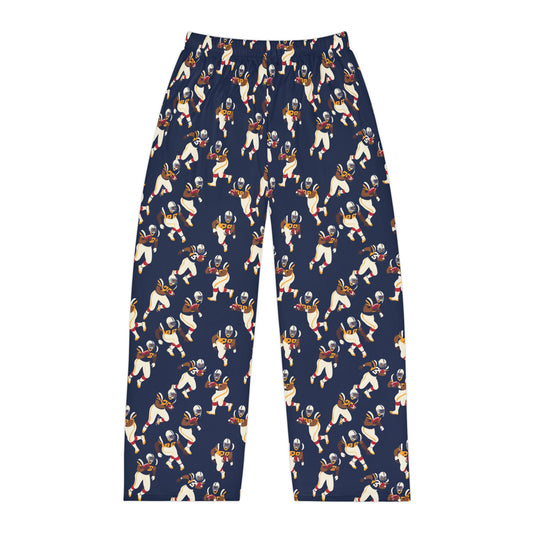 Football Player Pattern Pajama Pants | Game Day Pajama Pants