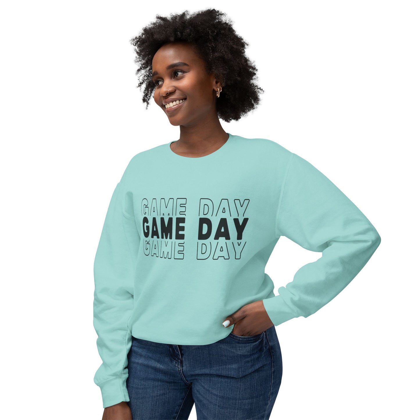 Game Day Football Crewneck Sweatshirt | Sports Day