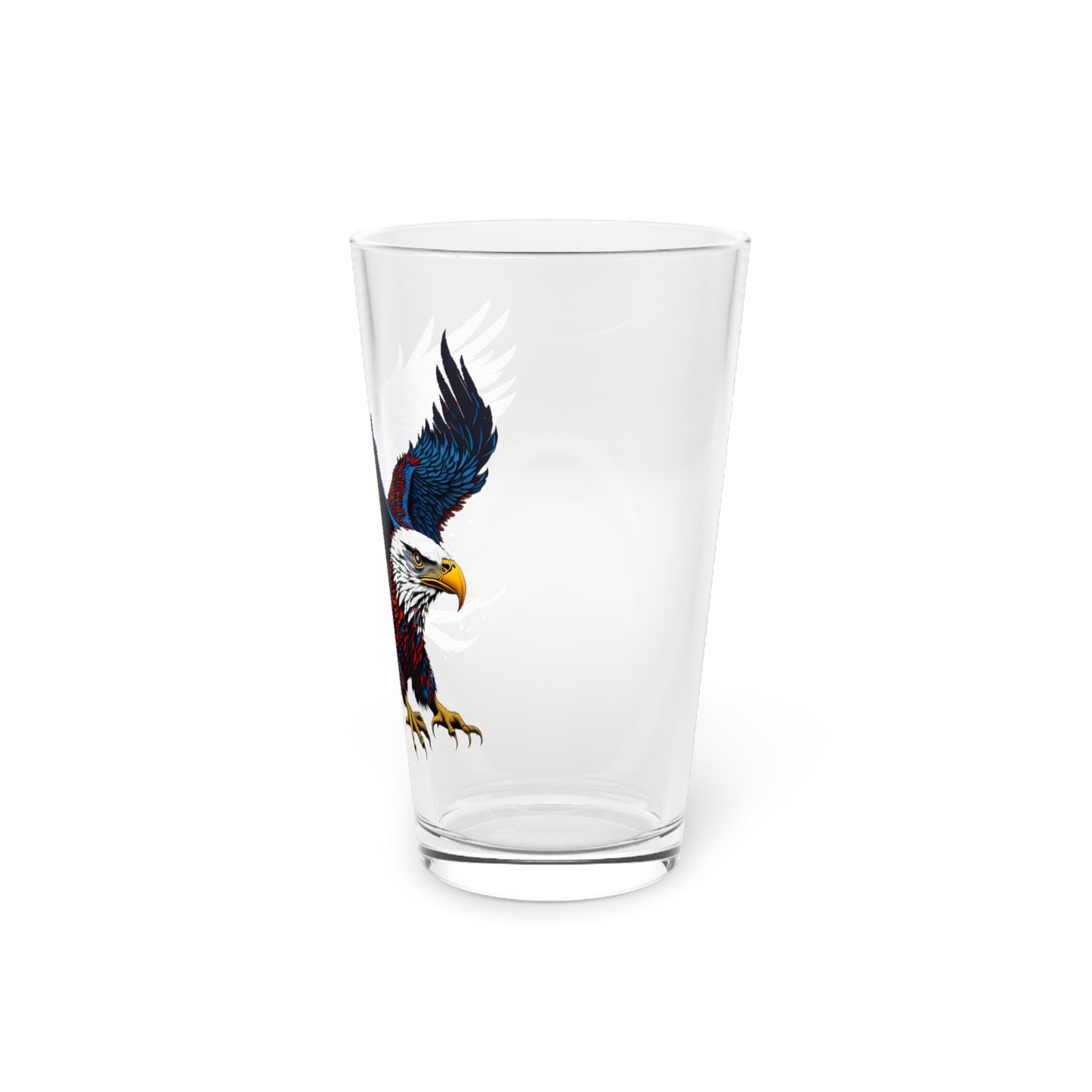 Patriotic Eagle Pint Glass — 16oz American Flag Glassware