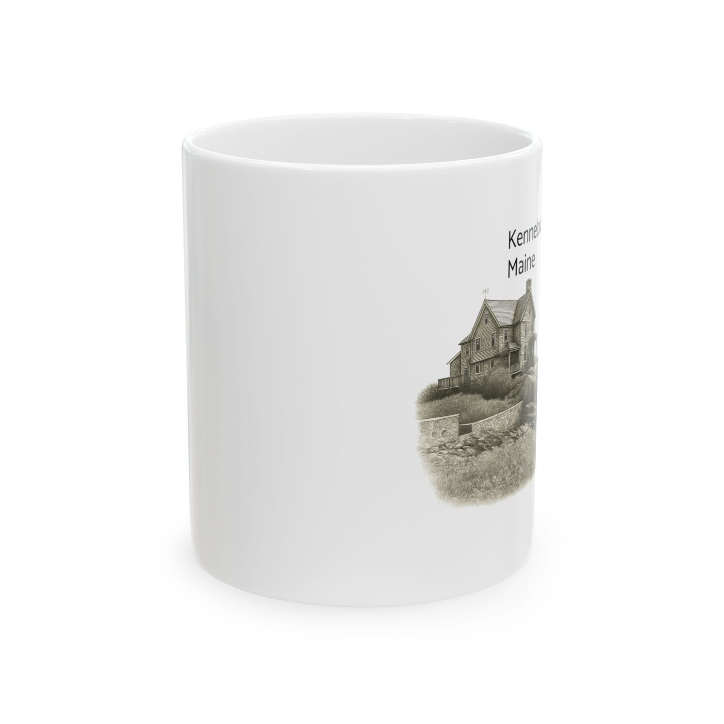 Kennebunkport Maine Ceramic Mug — 11oz & 15oz Coffee Cup