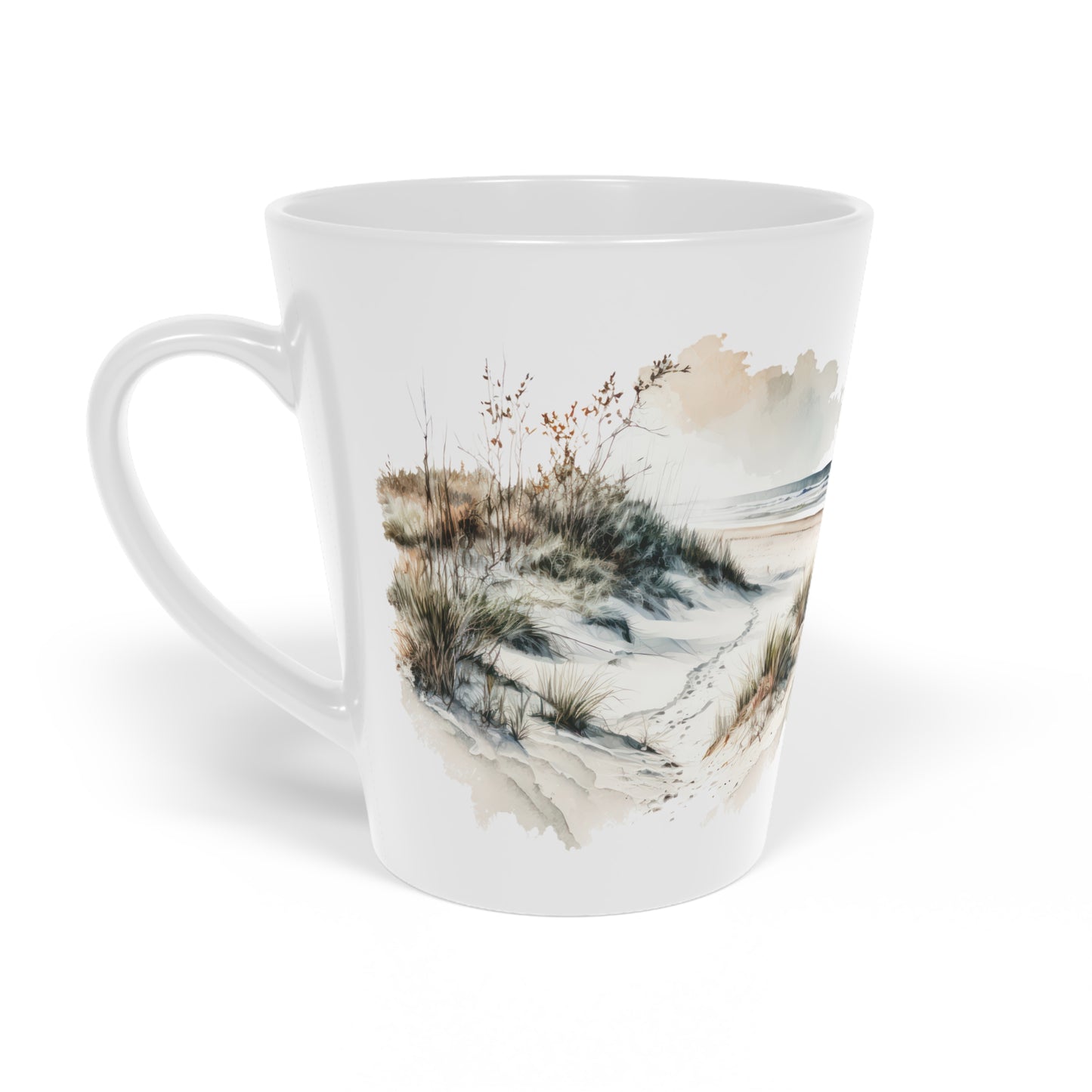 Coastal Dunes Beachscape Latte Mug | 12oz
