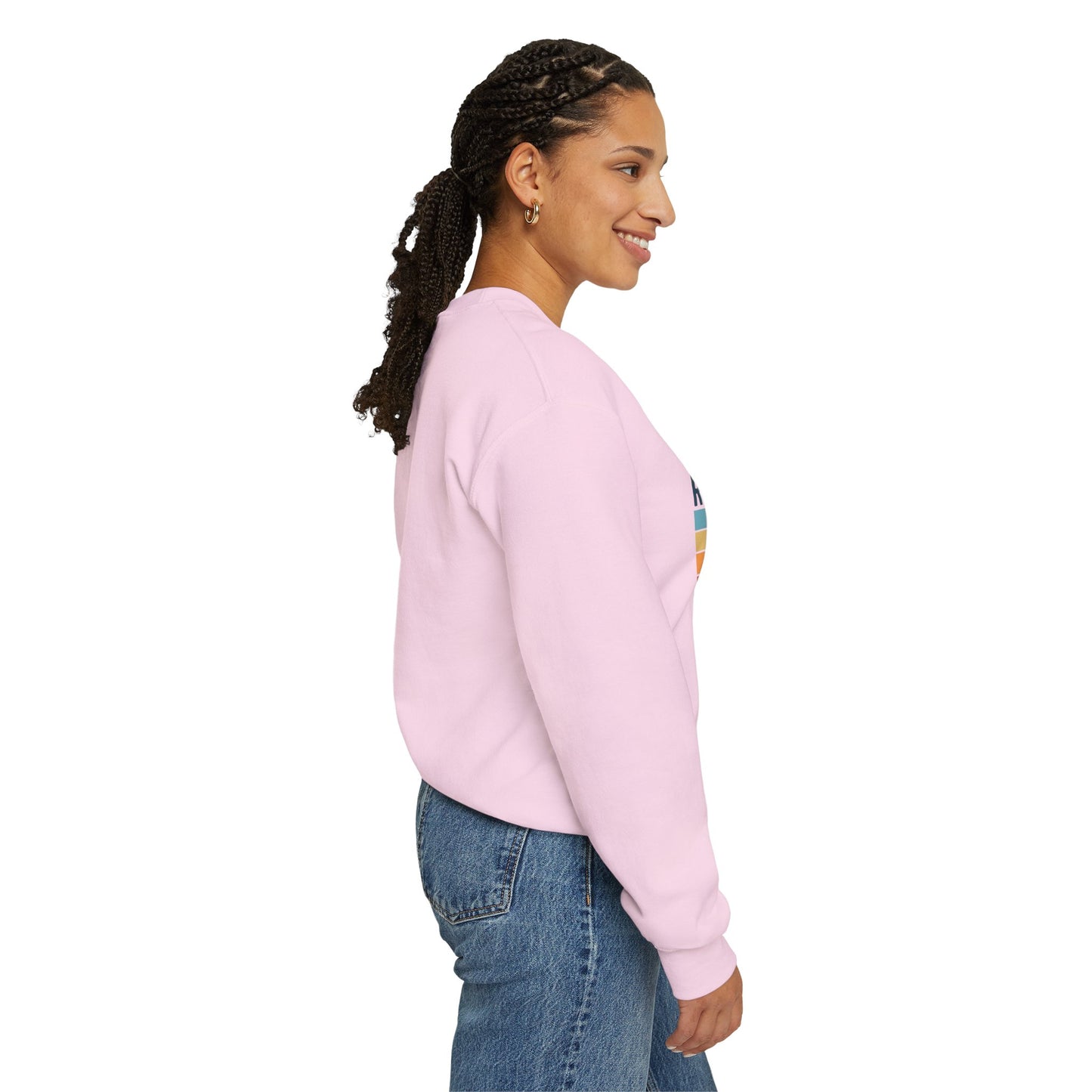 Ride the Wave Crewneck Sweatshirt — Retro Surf Wave Action