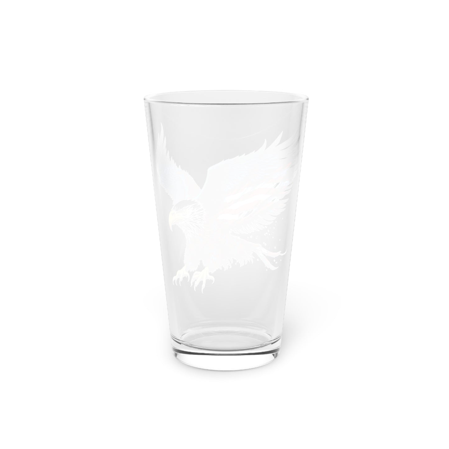 Patriotic Eagle Pint Glass — 16oz American Flag Glassware