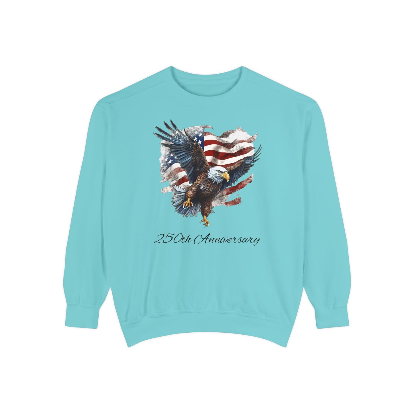 Patriotic Eagle 250th Anniversary American Flag Sweatshirt