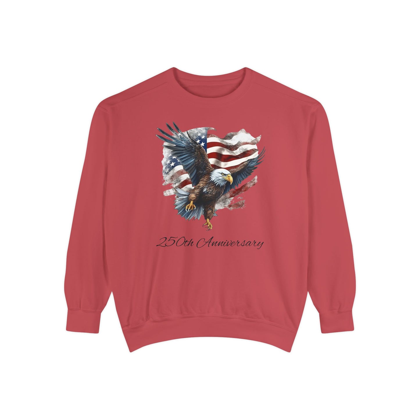 Patriotic Eagle 250th Anniversary American Flag Sweatshirt