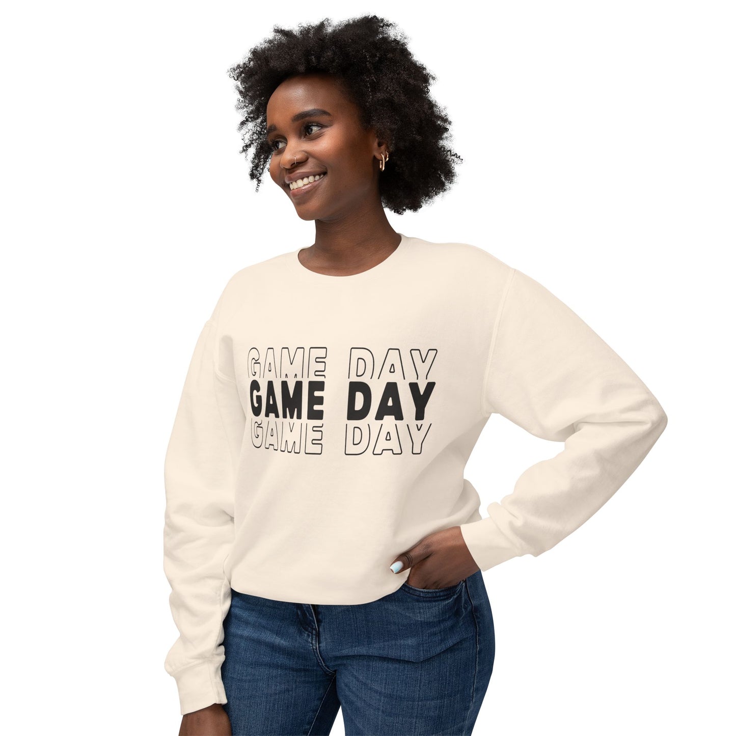Game Day Football Crewneck Sweatshirt | Sports Day
