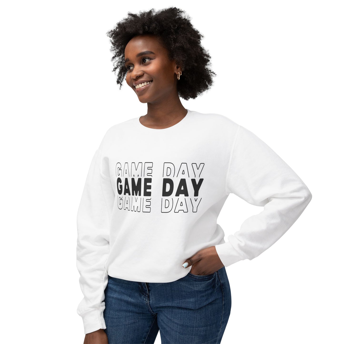 Game Day Football Crewneck Sweatshirt | Sports Day