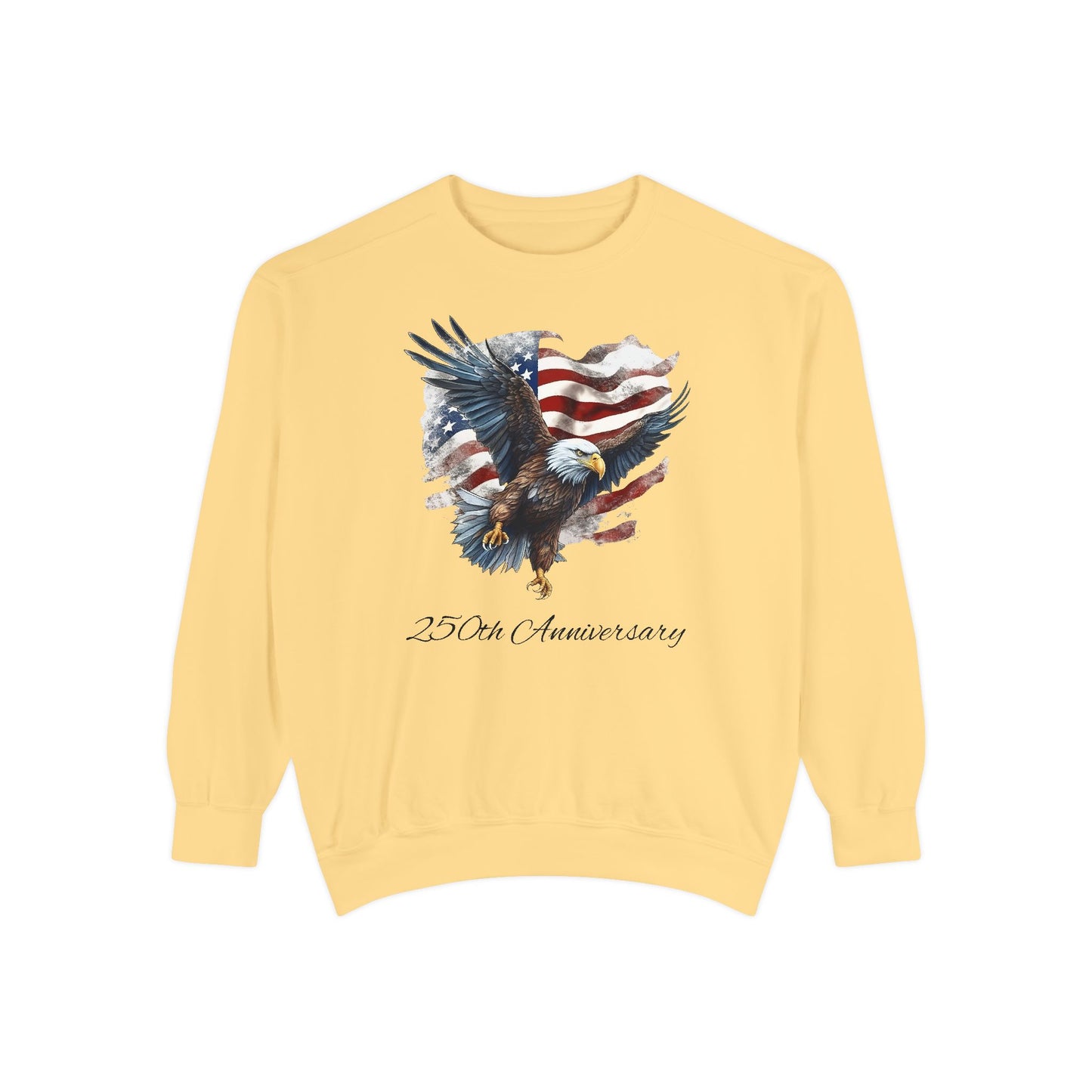 Patriotic Eagle 250th Anniversary American Flag Sweatshirt