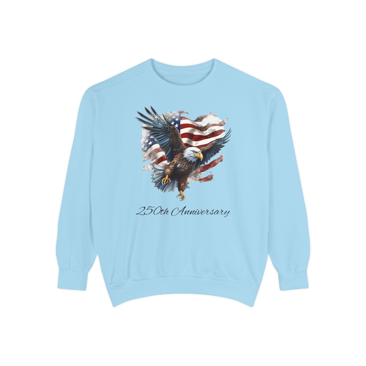 Patriotic Eagle 250th Anniversary American Flag Sweatshirt