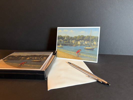 Note Card Set | Padanaram Harbor | Coastal New England Art